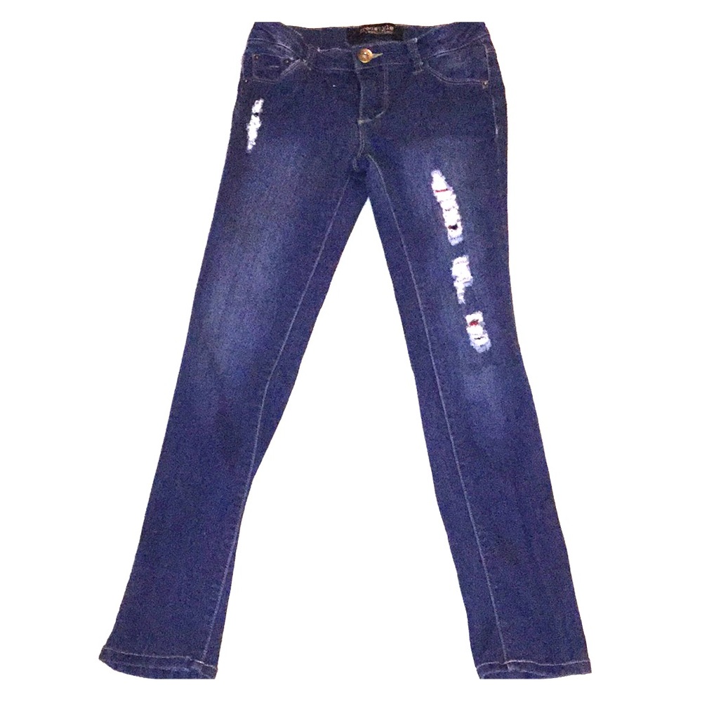 Skinny blue jeans (girls)